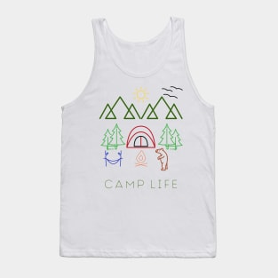 Camp Life - Full Color Tank Top